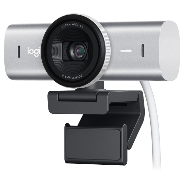 Logitech MX BRIO Pale Grey Webcams Logitech, Ultra Pc Gamer Maroc