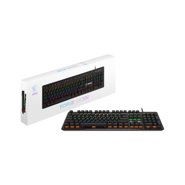 MSI Forge GK300 Blue Switches Claviers MSI, Ultra Pc Gamer Maroc