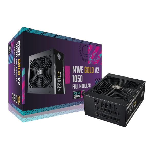 Cooler Master MWE Gold 1050 Full Modular V2 ATX 3.0 80PLUS GOLD 1050W Alimentations PC Cooler Master, Ultra Pc Gamer Maroc