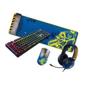 BUNDLE Razer Fortnite Kraken V3 X + BlackWidow V4 X Yellow Switch + Deathadder V3 Pro + Goliathus Chroma Extended Périphériqu...