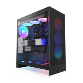 NZXT H7 Flow RGB (2024) Black Boitiers PC NZXT, Ultra Pc Gamer Maroc