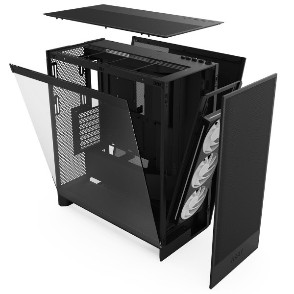 NZXT H7 Flow RGB Black (2024) Boitiers PC NZXT, Ultra Pc Gamer Maroc