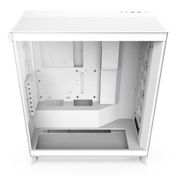 NZXT H7 Flow RGB White (2024) Les Moyennes Tours NZXT, Ultra Pc Gamer Maroc