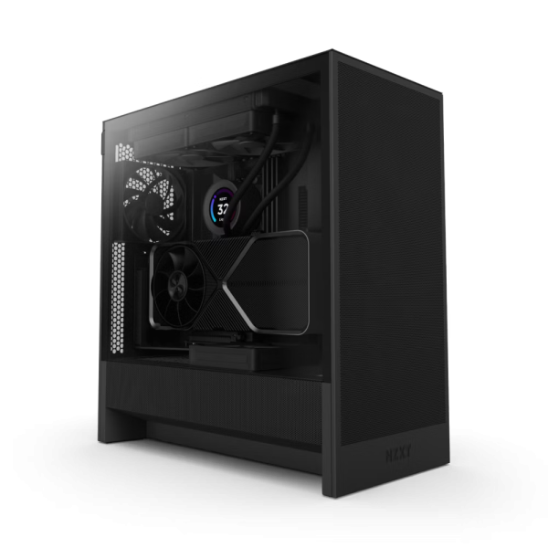 NZXT H5 Flow (2024) Black Les Moyennes Tours NZXT, Ultra Pc Gamer Maroc