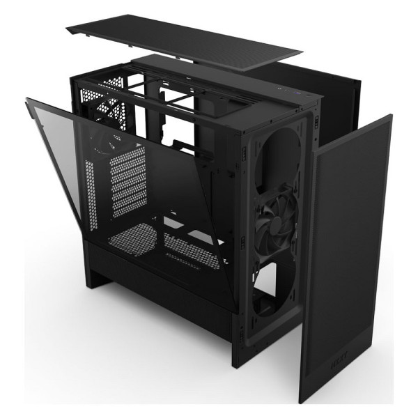 NZXT H5 Flow (2024) Black Les Moyennes Tours NZXT, Ultra Pc Gamer Maroc