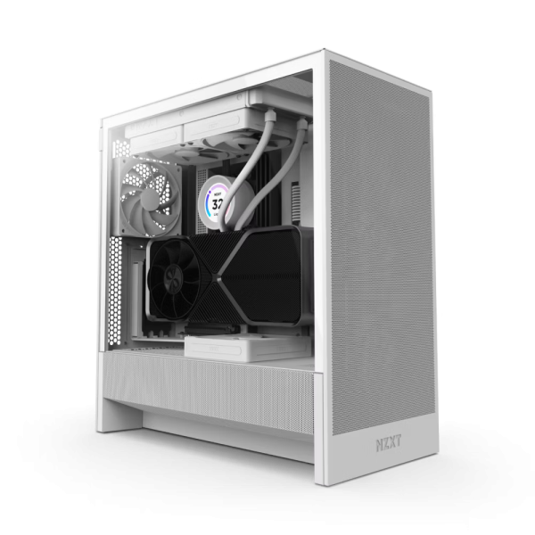 NZXT H5 Flow White (2024) Les Moyennes Tours NZXT, Ultra Pc Gamer Maroc