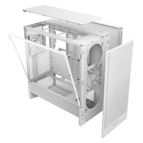 NZXT H5 Flow White (2024) Les Moyennes Tours NZXT, Ultra Pc Gamer Maroc