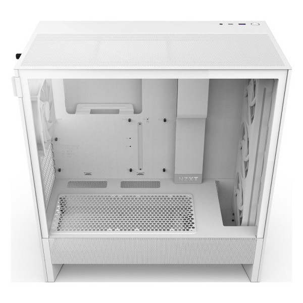 NZXT H5 Flow RGB White (2024) Les Moyennes Tours NZXT, Ultra Pc Gamer Maroc