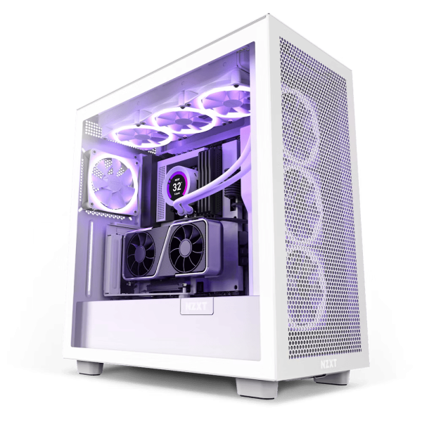 NZXT Vertical GPU Mounting Kit (White) Boitiers PC NZXT, Ultra Pc Gamer Maroc