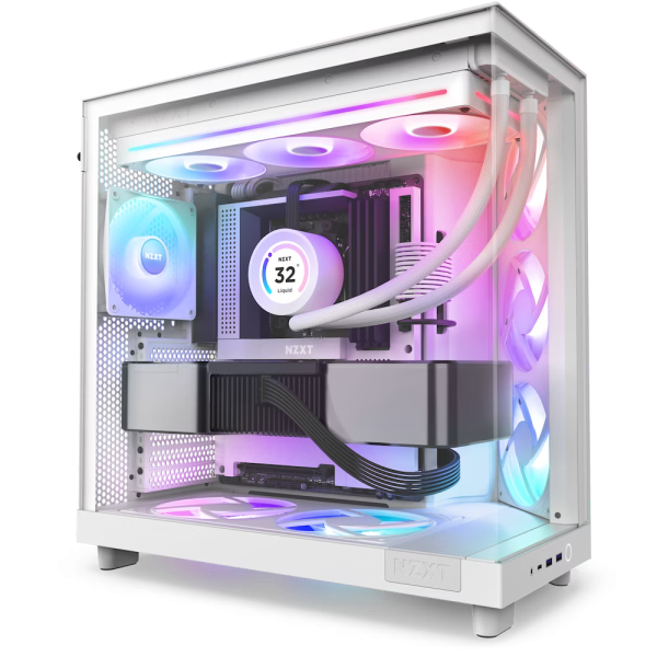 NZXT F360 RGB Core (White) Refroidissement NZXT, Ultra Pc Gamer Maroc