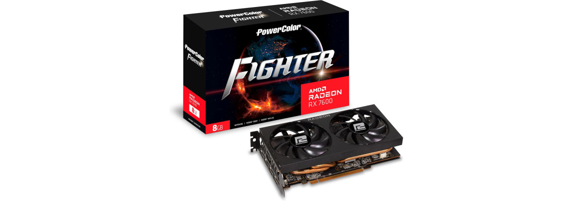 PowerColor AMD Radeon RX 7600 Fighter 8GB...