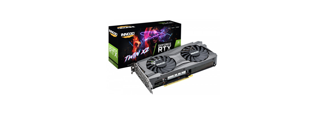 INNO3D GeForce RTX 3060 TWIN X2 12GB GDDR6 Cartes graphiques