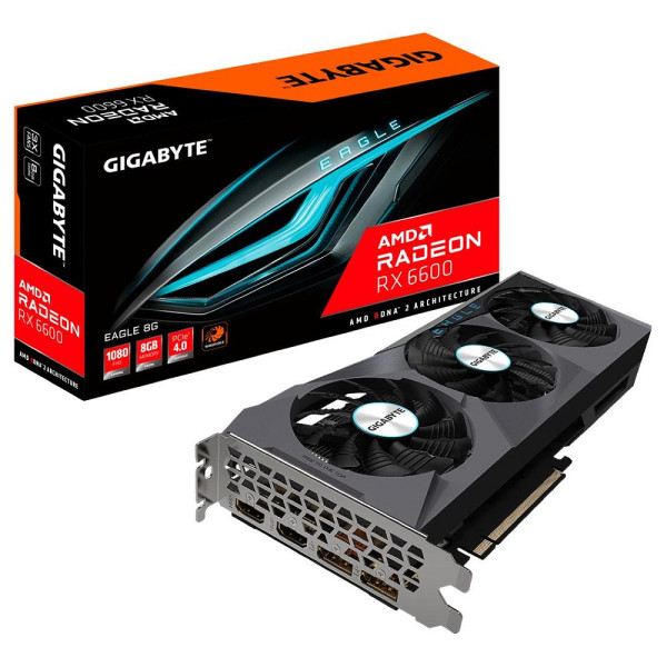 Gigabyte AMD Radeon RX 6600 EAGLE 8GB GDDR6 AMD Gigabyte, Ultra Pc Gamer Maroc