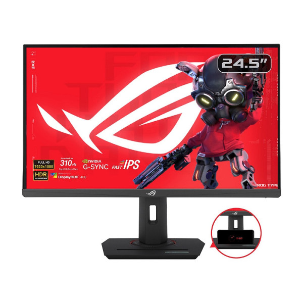 ASUS ROG Swift XG259CMS 24.5" 310Hz Fast IPS Moniteurs ASUS, Ultra Pc Gamer Maroc