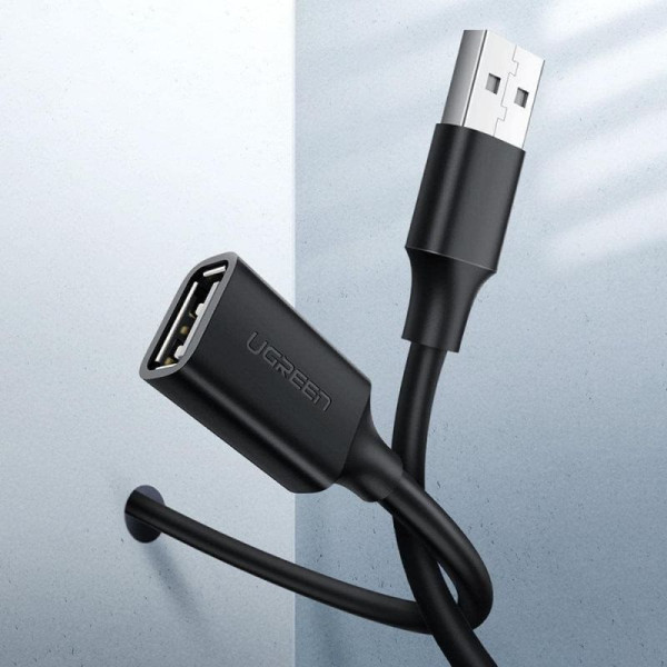 Ugreen Cable USB 2.0 to Female USB 2.0 1M (10314) Connectique UGREEN, Ultra Pc Gamer Maroc