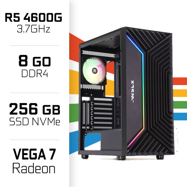 PC Gamer UltraPC Ryzen 4600G/256GB SSD/8GB/Radeon Vega7 PC Gamer Standard UltraPC, Ultra Pc Gamer Maroc