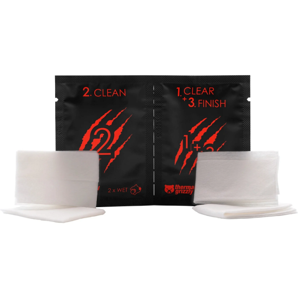 Thermal Grizzly Cleaning Wipes Pâte thermique PC Thermal Grizzly, Ultra Pc Gamer Maroc