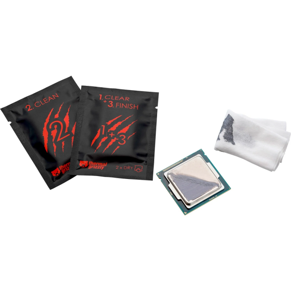 Thermal Grizzly Cleaning Wipes Pâte thermique PC Thermal Grizzly, Ultra Pc Gamer Maroc