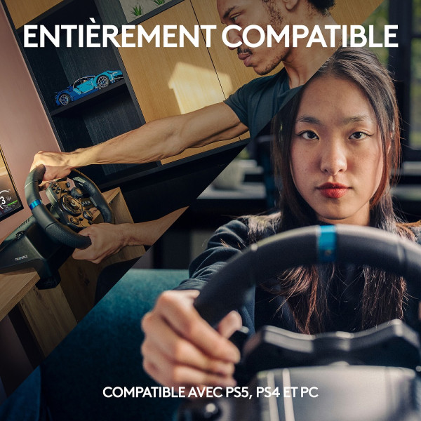 Logitech G G923 (PC / PlayStation 5 / PlayStation 4) Périphériques de jeu Logitech, Ultra Pc Gamer Maroc