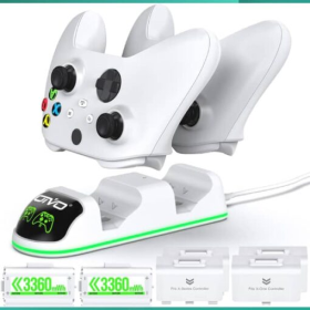 Station de charge de Manette Xbox Series X|S/Xbox One (Blanc) Console Xbox Series OIVO, Ultra Pc Gamer Maroc