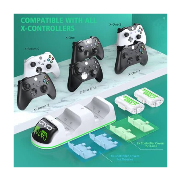 Station de charge de Manette Xbox Series X|S/Xbox One (Blanc) Console Xbox Series OIVO, Ultra Pc Gamer Maroc