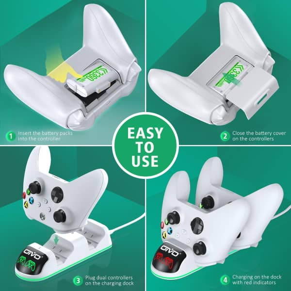 Station de charge de Manette Xbox Series X|S/Xbox One (Blanc) Console Xbox Series OIVO, Ultra Pc Gamer Maroc