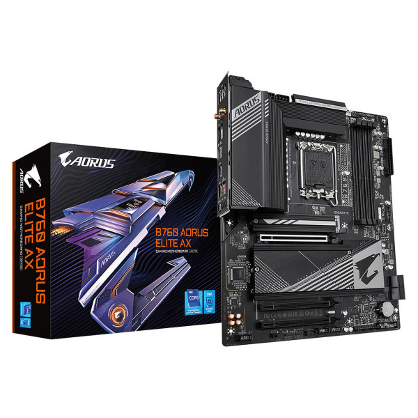 Gigabyte B760 AORUS ELITE AX Socket 1700 Gigabyte, Ultra Pc Gamer Maroc