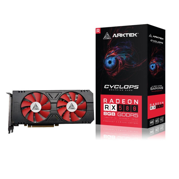 ARKTEK AMD RADEON RX 580 8GB AMD ARKTEK, Ultra Pc Gamer Maroc