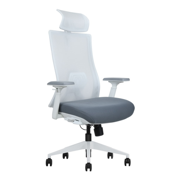 SKILLCHAIRS Ergo Riviera White Chaise ergonomique SKILLCHAIRS, Ultra Pc Gamer Maroc