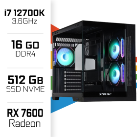 PC Gamer UltraPC Core i7 12700K/512GB SSD/16GB/RX7600 PC Gamer Avancé UltraPC, Ultra Pc Gamer Maroc