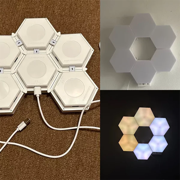 Smart Hexagon lights (6 pièces) Périphériques de jeu , Ultra Pc Gamer Maroc