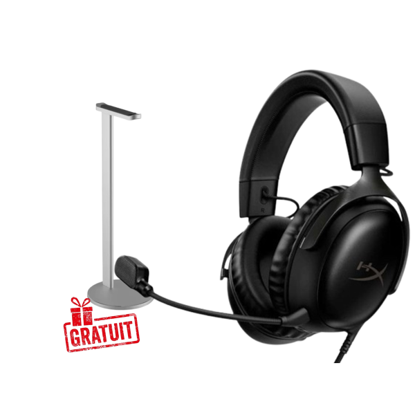 Bundle HyperX Cloud III (noir) + XTRMLAB X1-10SPH Casques UltraPC, Ultra Pc Gamer Maroc