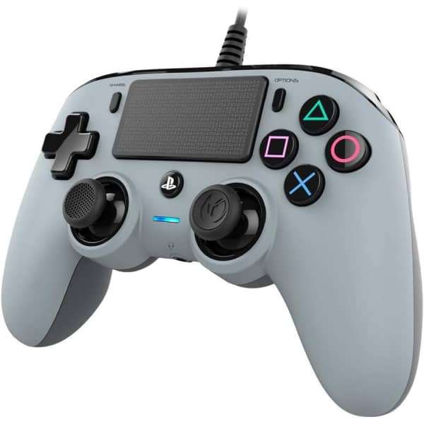 Manette filaire Compact Controller Nacon grise pour PS4 compatible PC Console Nacon, Ultra Pc Gamer Maroc
