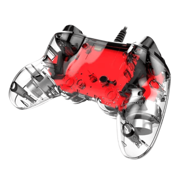 Manette filaire lumineuse Officielle PS4 Rouge NACON Console Nacon, Ultra Pc Gamer Maroc