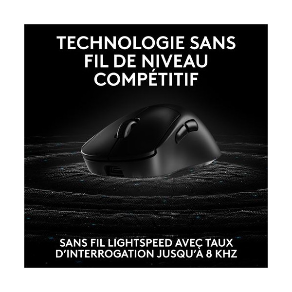 Logitech G Pro X Superlight 2 Lightspeed DEX (Black) Souris Logitech, Ultra Pc Gamer Maroc