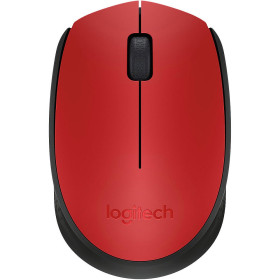 Logitech M171 Wireless Mouse (Red) Souris Logitech, Ultra Pc Gamer Maroc