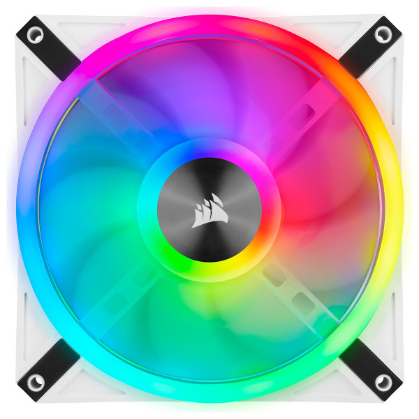 Corsair QL Series QL140 RGB Blanc Périphériques Corsair, Ultra Pc Gamer Maroc