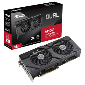 ASUS Dual Radeon RX 7800 XT OC Edition 16GB GDDR6 Cartes graphiques ASUS, Ultra Pc Gamer Maroc