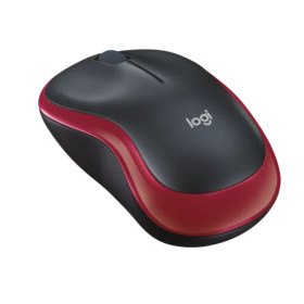 Logitech Wireless Mouse M185 (Red) Souris Logitech, Ultra Pc Gamer Maroc