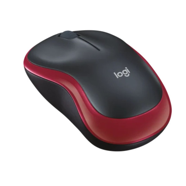 Logitech Wireless Mouse M185 (Red) Souris Logitech, Ultra Pc Gamer Maroc