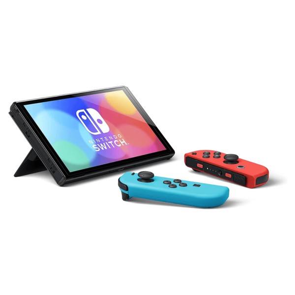 Nintendo Switch OLED (Bleu/Rouge) - Occasion - 128 GB Console Nintendo Switch Nintendo, Ultra Pc Gamer Maroc