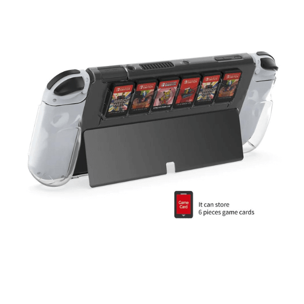 Pochette Nintendo switch Oled transparente DOBE NSW Accessoires consoles Nintendo, Ultra Pc Gamer Maroc