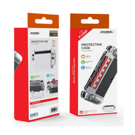 Pochette Nintendo switch Oled transparente DOBE NSW Accessoires consoles Nintendo, Ultra Pc Gamer Maroc