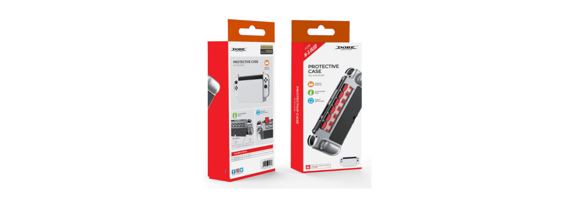 Pochette Nintendo switch Oled transparente...