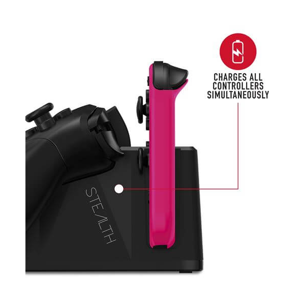 Triple Station de charge Stealth SW-C100 pour Nintendo Switch Noir Accessoires consoles Stealth, Ultra Pc Gamer Maroc