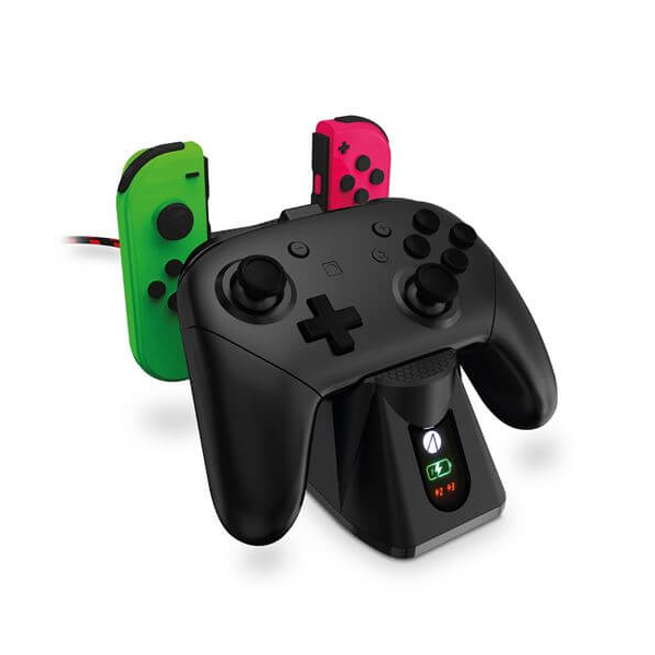 Triple Station de charge Stealth SW-C100 pour Nintendo Switch Noir Accessoires consoles Stealth, Ultra Pc Gamer Maroc