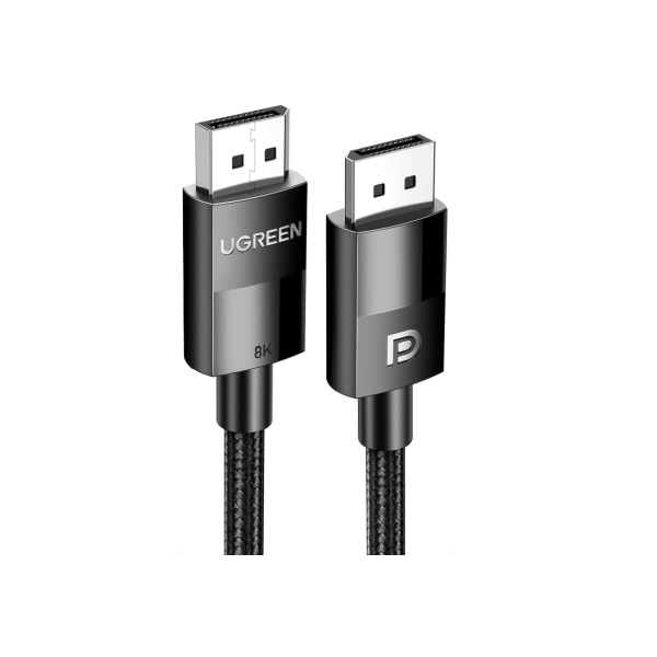 Ugreen Cable DP 1.4 Male To Male Cable 8K 1M Connectique UGREEN, Ultra Pc Gamer Maroc