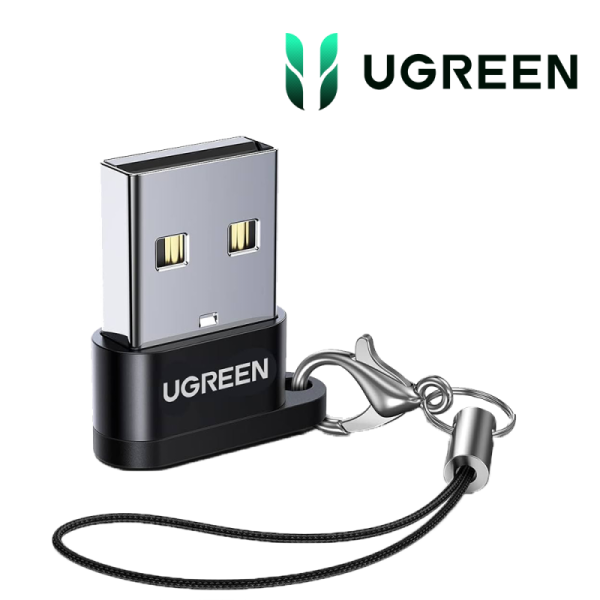 Ugreen Adaptateur USB-A Male 2.0 to USB-C Female NOIR Disques durs et SSD UGREEN, Ultra Pc Gamer Maroc