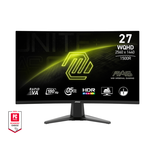 MSI Optix 27" MAG 27CQ6F Moniteurs MSI, Ultra Pc Gamer Maroc