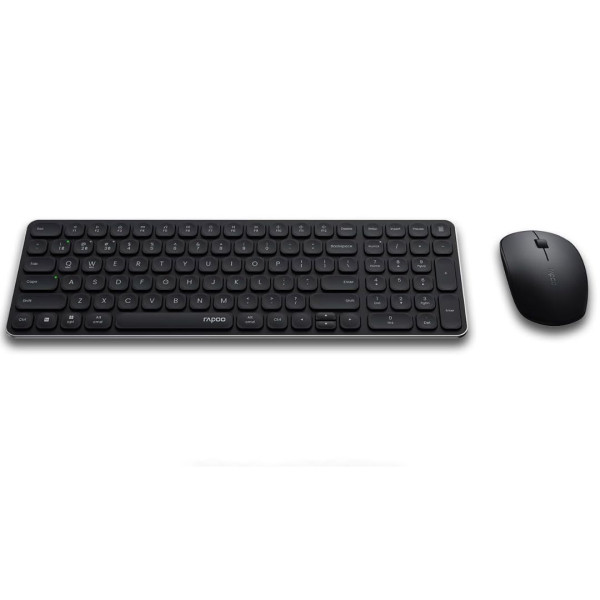 Rapoo Ensemble sans fil souris + clavier Rapoo 9320M (AZERTY Français) Kits claviers/souris Rapoo, Ultra Pc Gamer Maroc